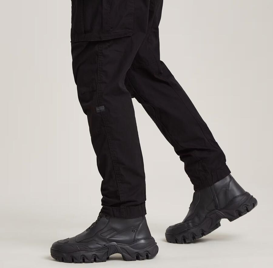 G-Star RAW Cargo Broek 3D Regular Tapered Cuffed Zwart Heren - Foto 4