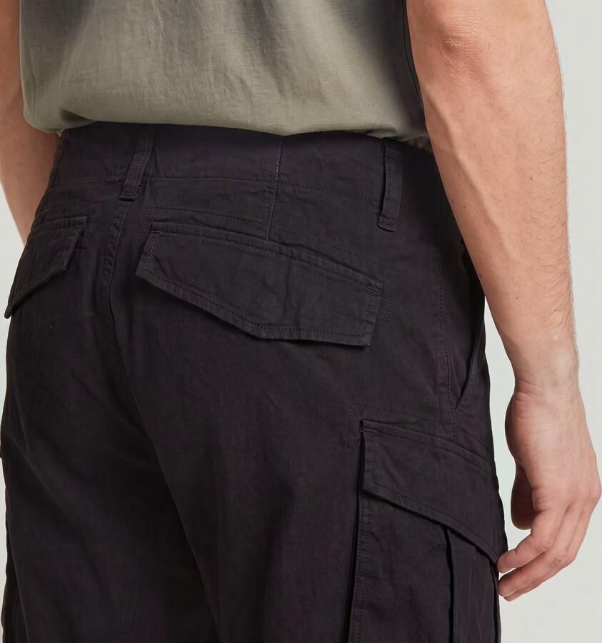 G-Star RAW Cargo Broek 3D Regular Tapered Cuffed Zwart Heren - Foto 6