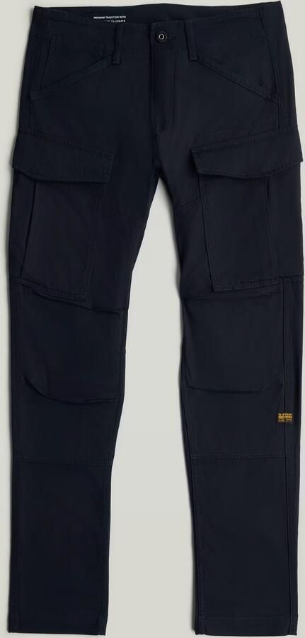G-Star RAW Cargo Broek 3D Regular Tapered Donkerblauw Heren