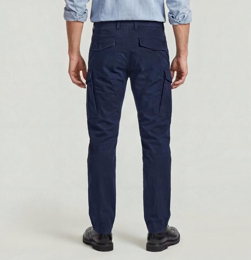 G-Star RAW Cargo Broek 3D Regular Tapered Donkerblauw Heren - Foto 3