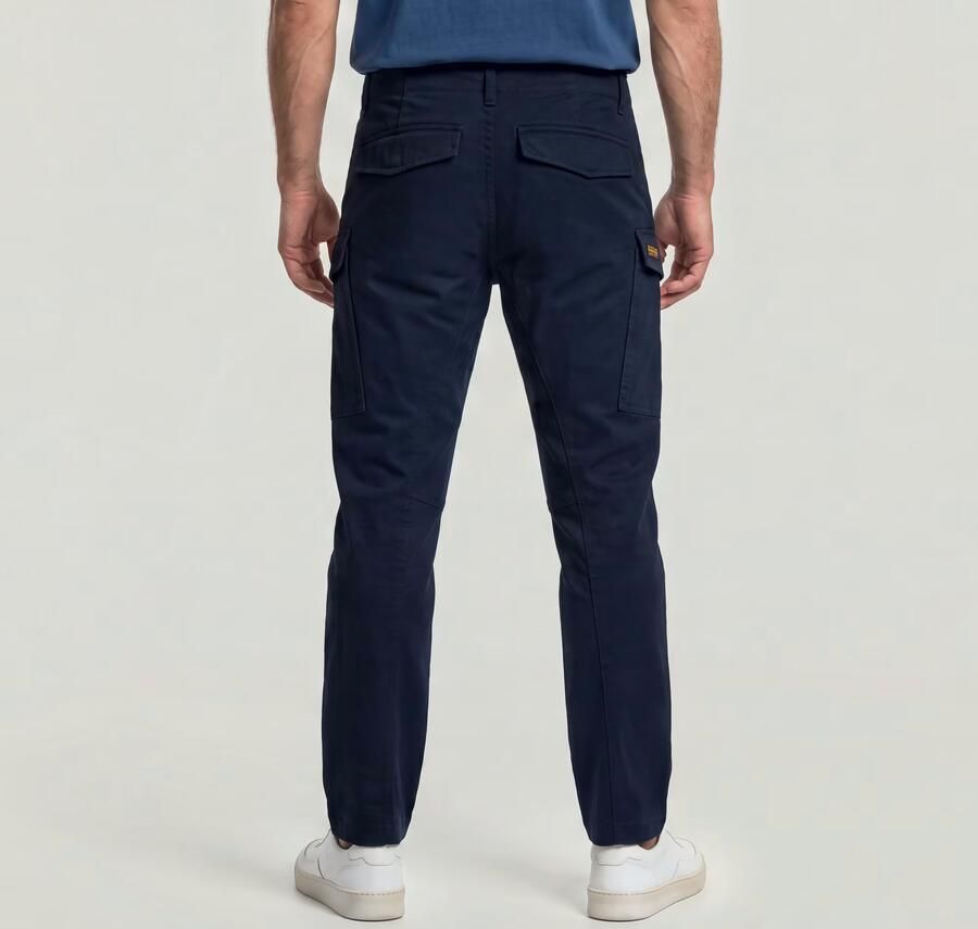 G-Star RAW Cargo Broek 3D Regular Tapered Donkerblauw Heren - Foto 4