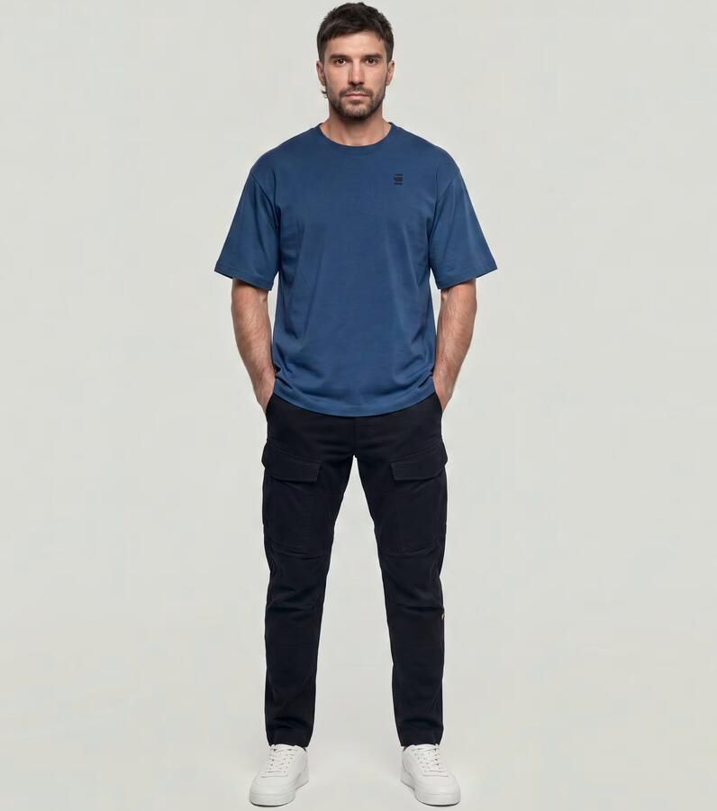 G-Star RAW Cargo Broek 3D Regular Tapered Donkerblauw Heren