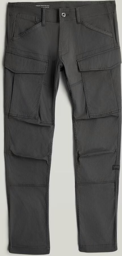 G-Star RAW Cargo Broek 3D Regular Tapered Grijs Heren