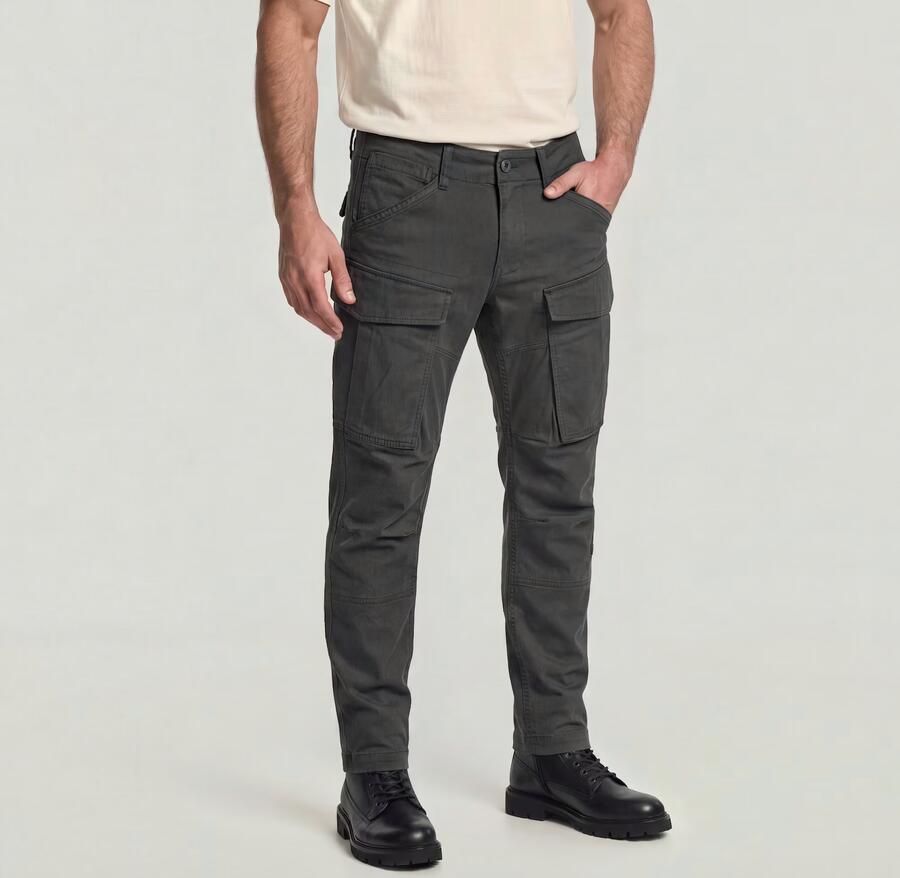G-Star RAW Cargo Broek 3D Regular Tapered Grijs Heren - Foto 5