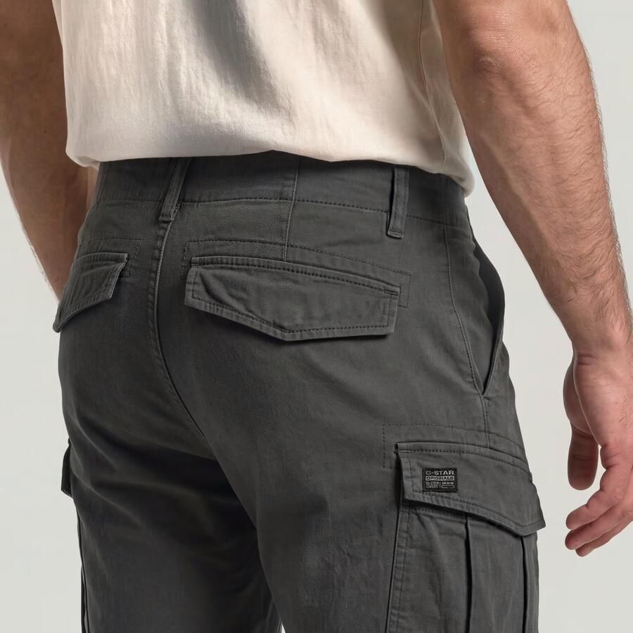 G-Star RAW Cargo Broek 3D Regular Tapered Grijs Heren - Foto 2