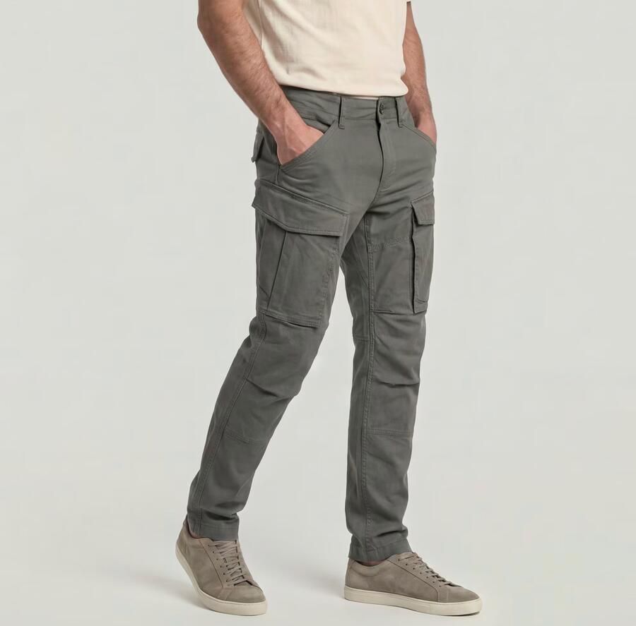 G-Star RAW Cargo Broek 3D Regular Tapered Metal Heren