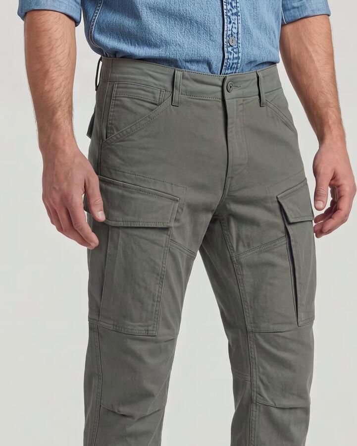 G-Star RAW Cargo Broek 3D Regular Tapered Metal Heren - Foto 5