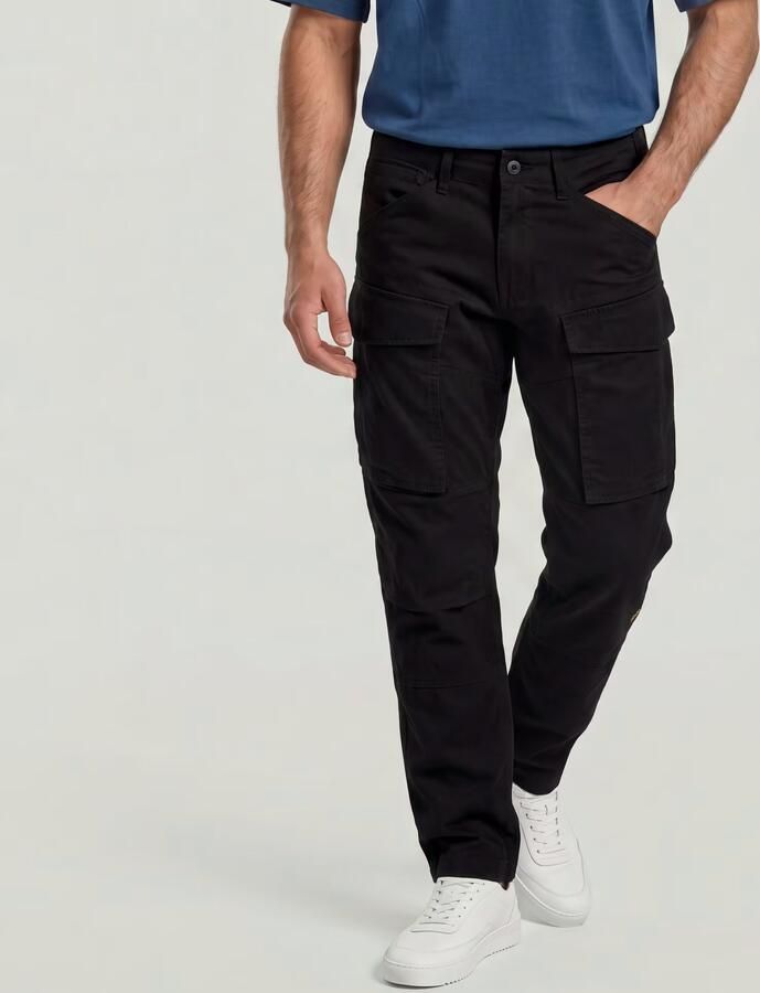 G-Star RAW Cargo Broek 3D Regular Tapered Zwart Heren - Foto 5