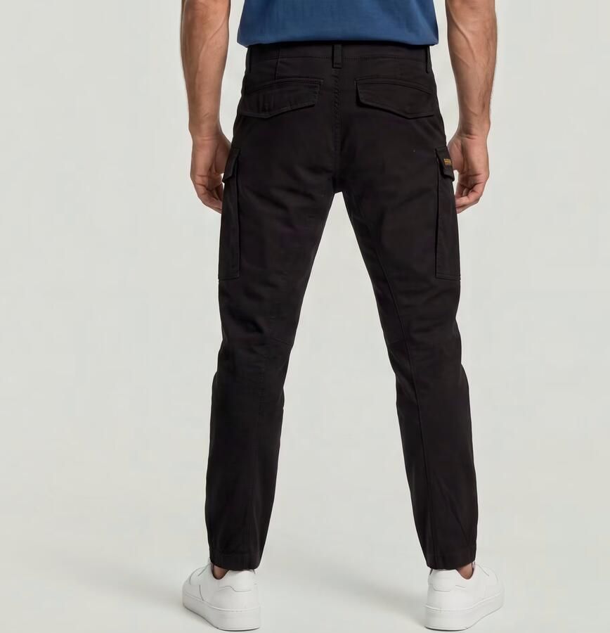 G-Star RAW Cargo Broek 3D Regular Tapered Zwart Heren - Foto 3