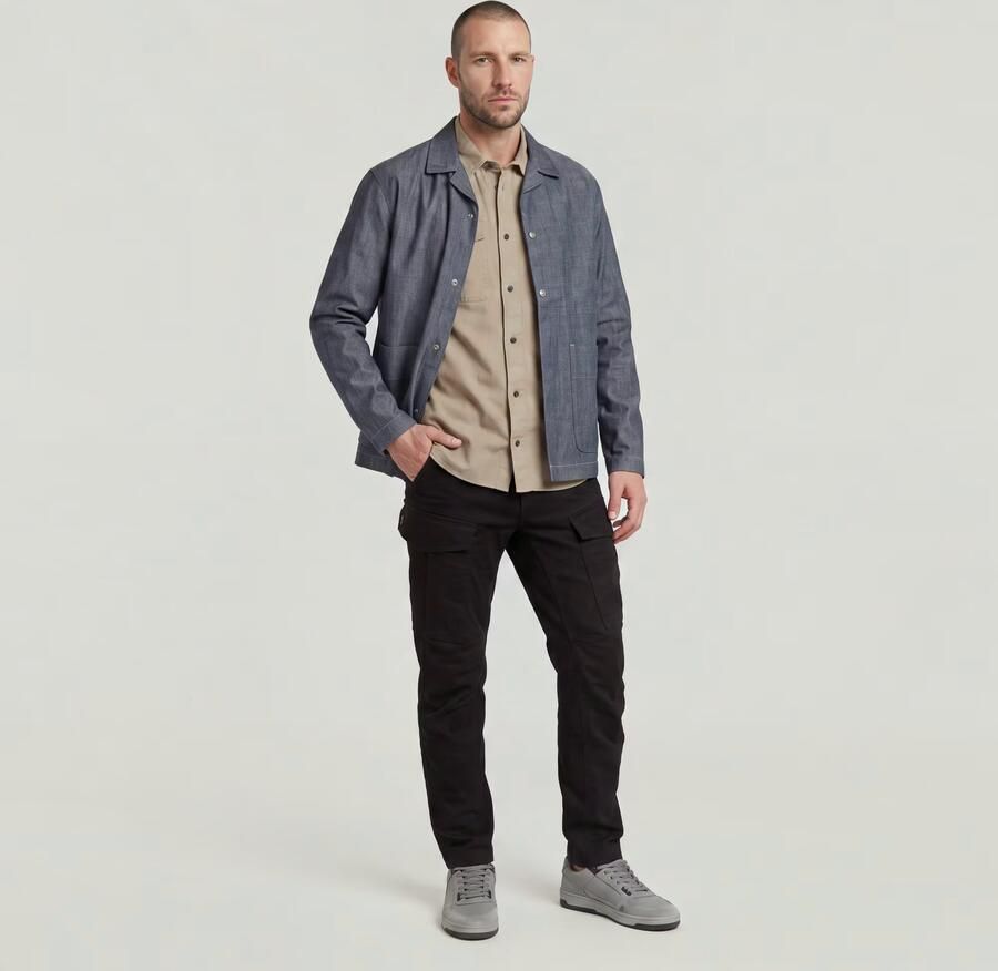 G-Star RAW Cargo Broek 3D Regular Tapered Zwart Heren - Foto 4