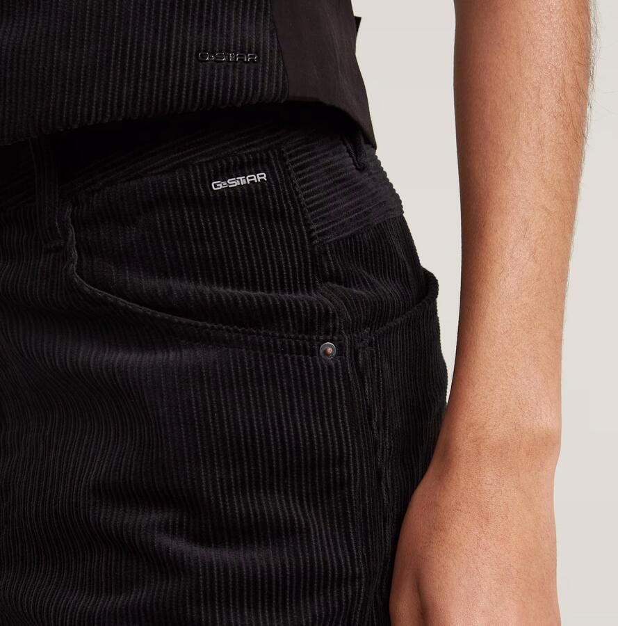 G-Star RAW Cargo Broek Cord 3D Boyfriend Zwart Dames - Foto 4