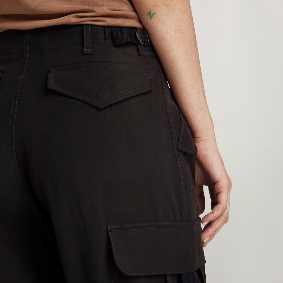 G-Star Cargo Cropped Drawcord Broek Vrouwen Black Dames - Foto 2
