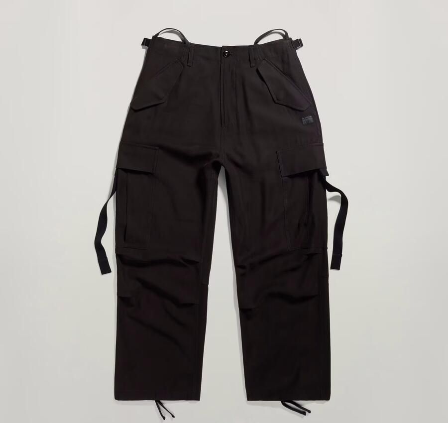 G-Star Cargo Cropped Drawcord Broek Vrouwen Black Dames - Foto 6