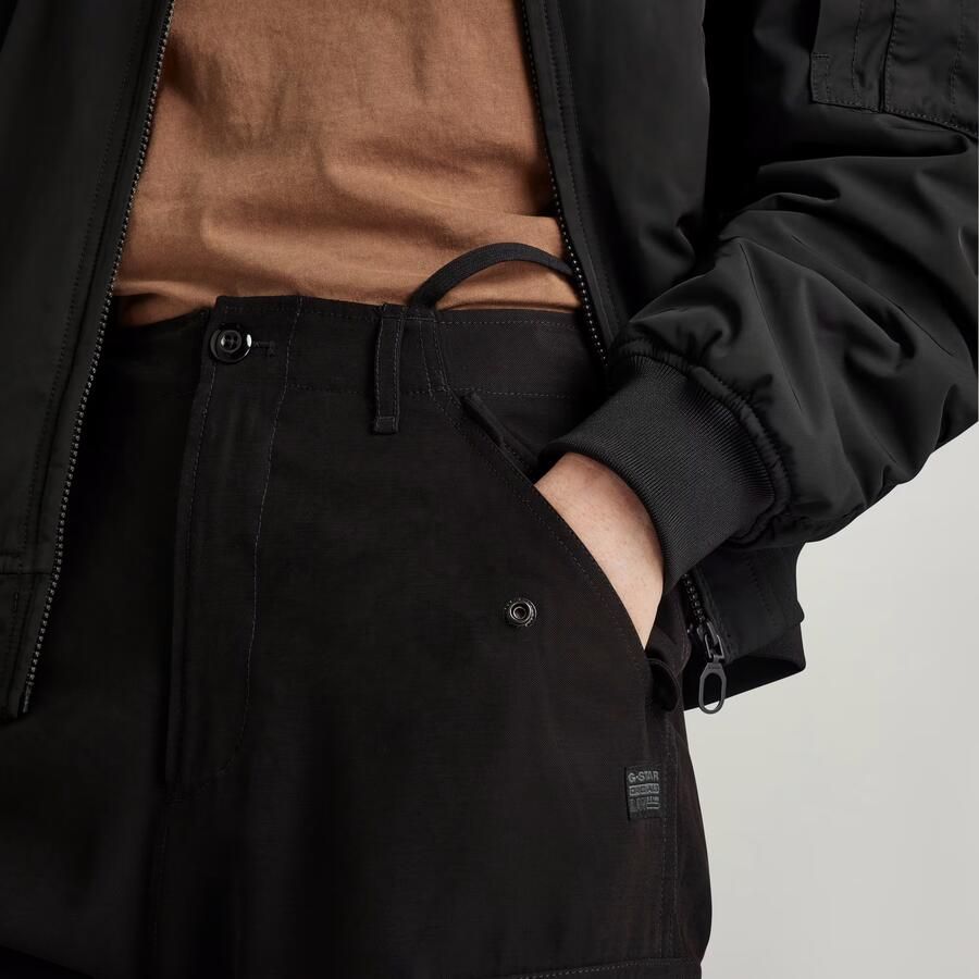 G-Star Cargo Cropped Drawcord Broek Vrouwen Black Dames - Foto 3