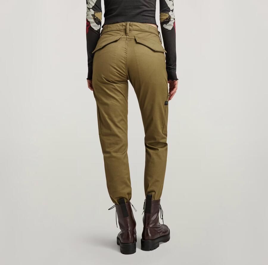 G-Star RAW Cargo Broek Slim Groen Dames - Foto 5