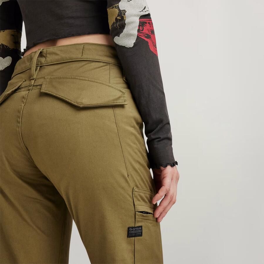 G-Star RAW Cargo Broek Slim Groen Dames - Foto 3