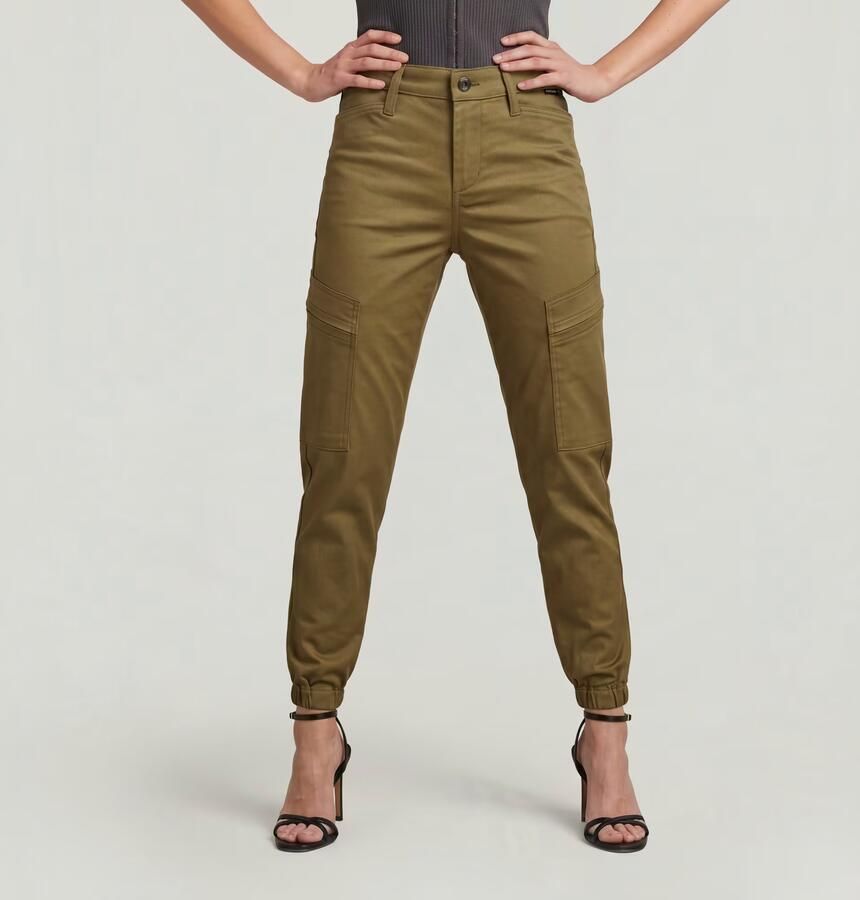 G-Star RAW Cargo Broek Slim Groen Dames - Foto 4