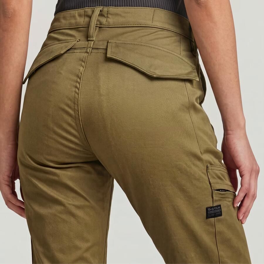 G-Star RAW Cargo Broek Slim Groen Dames - Foto 3