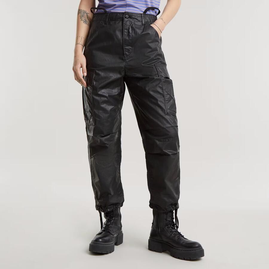 G-Star RAW Cargo Cropped Drawcord Zwart Dames