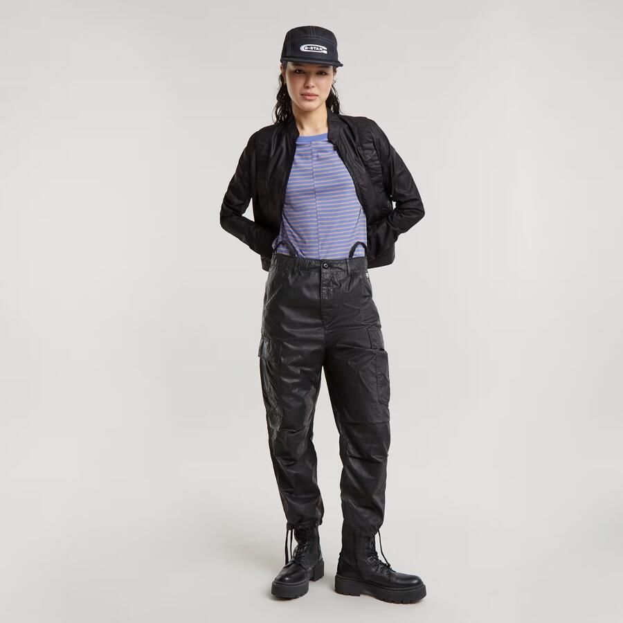 G-Star RAW Cargo Cropped Drawcord Zwart Dames - Foto 3