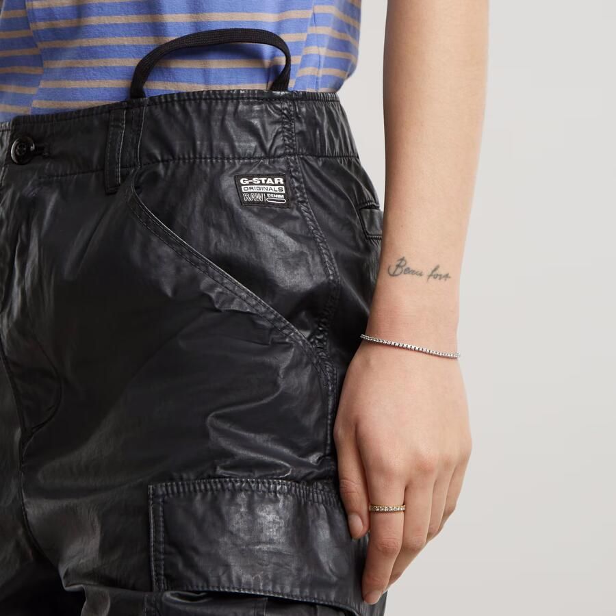 G-Star RAW Cargo Cropped Drawcord Zwart Dames - Foto 4