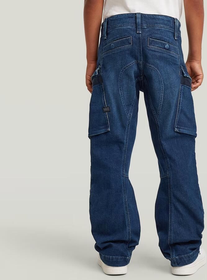 G-Star RAW Cargo Jeans Regular Straight voor jongens Midden blauw jongens - Foto 5