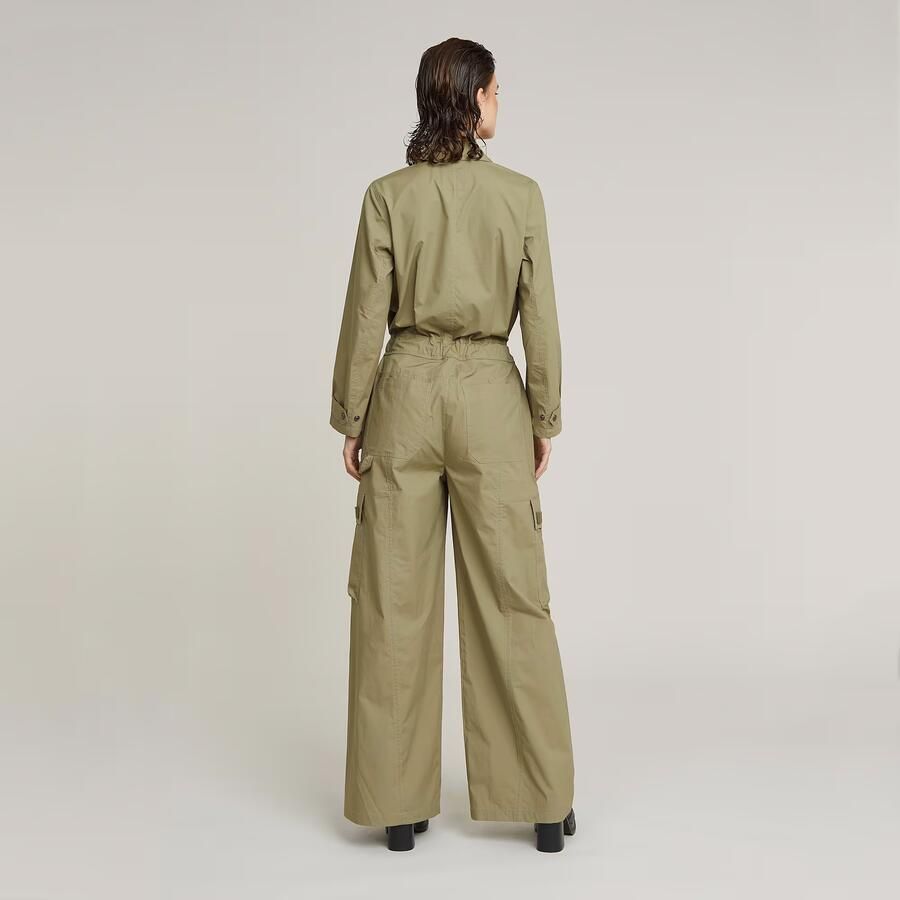 G-Star RAW Cargo Jumpsuit Groen Dames
