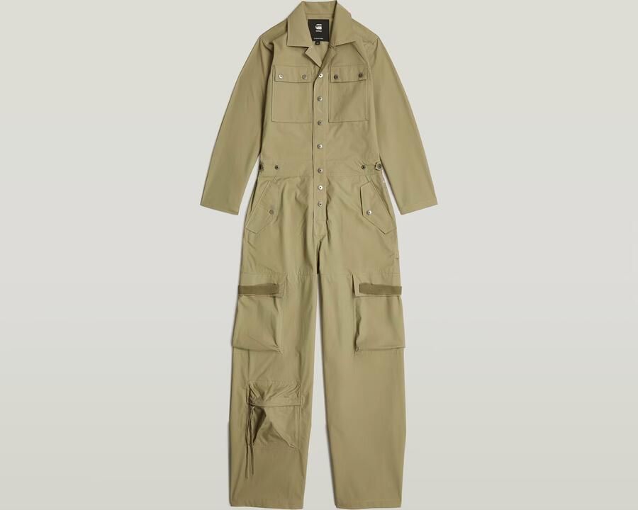 G-Star RAW Cargo Jumpsuit Groen Dames - Foto 6