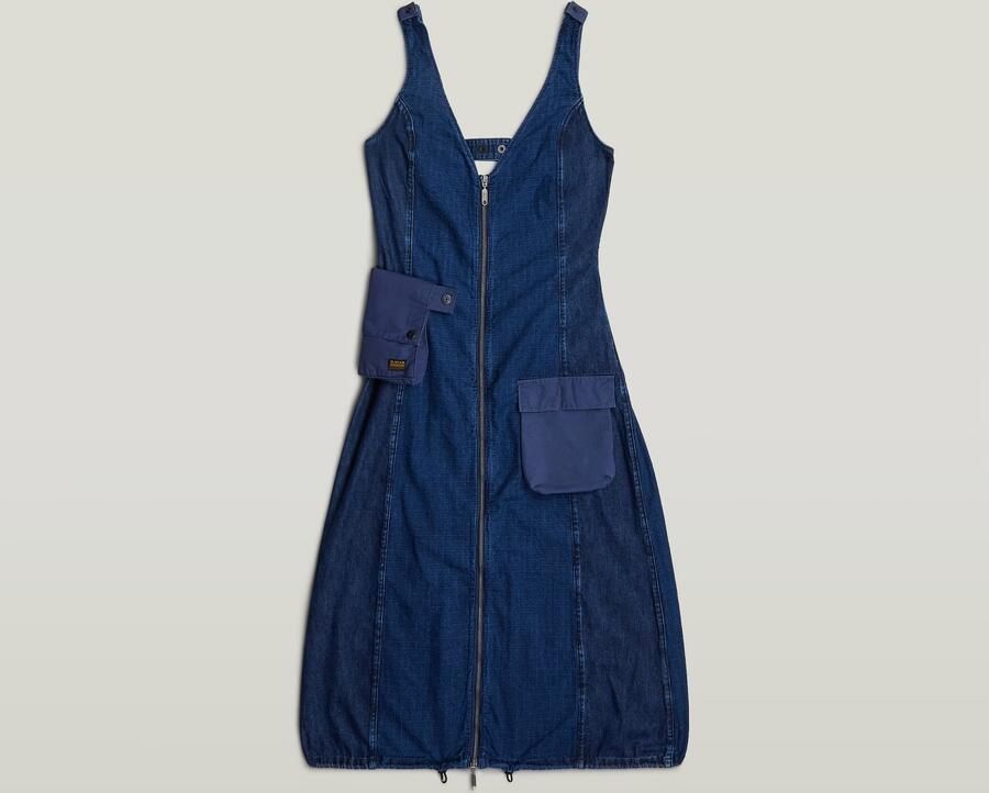 G-Star RAW Cargo Jurk Donkerblauw Dames - Foto 5