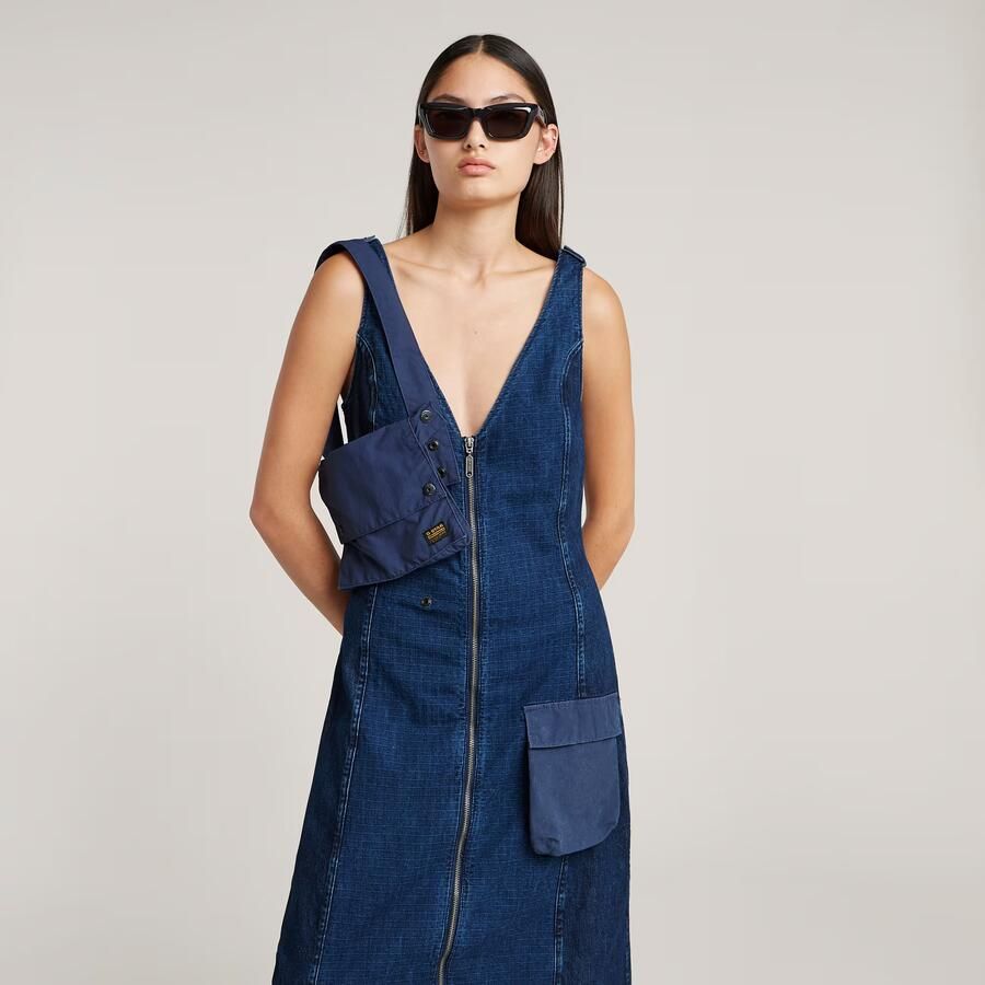 G-Star RAW Cargo Jurk Donkerblauw Dames - Foto 2