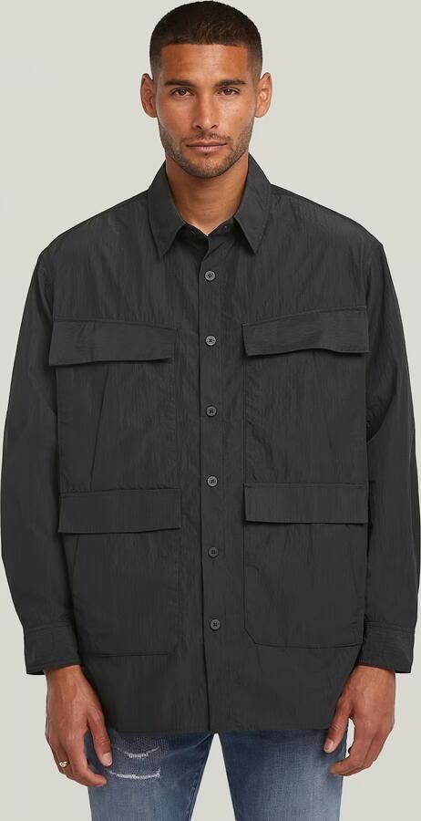 G-Star RAW Cargo Relaxed Overhemd Zwart Heren