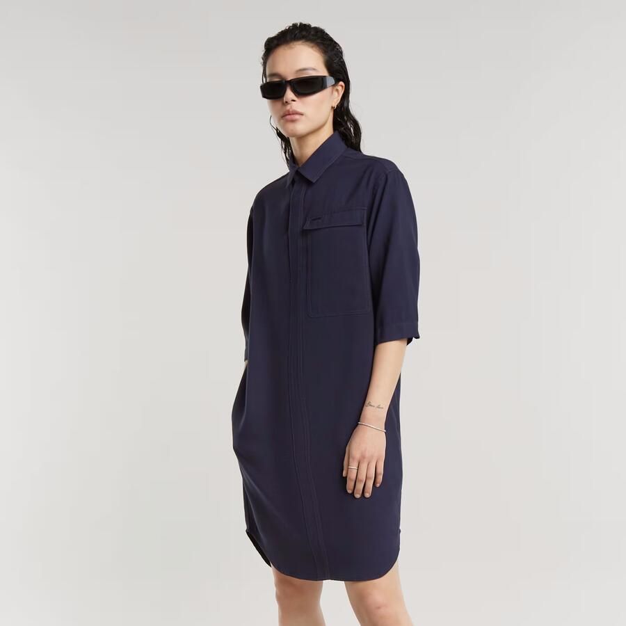 G-Star RAW Cargo Tuniekjurk Donkerblauw Dames