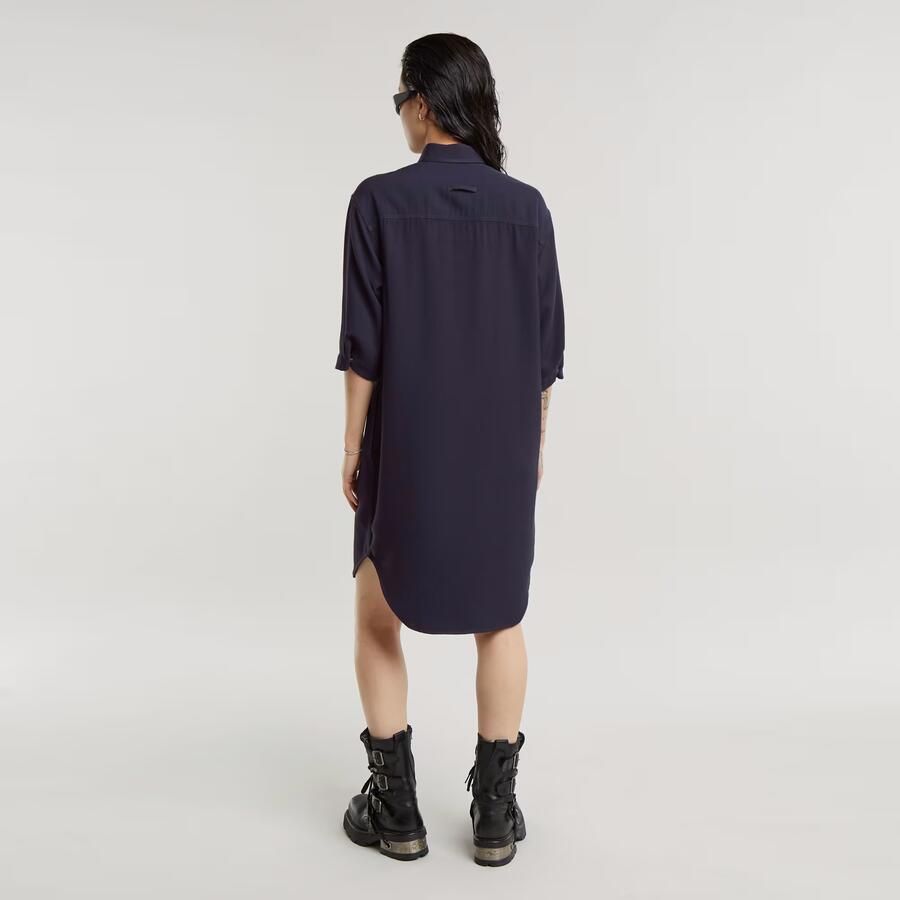 G-Star RAW Cargo Tuniekjurk Donkerblauw Dames - Foto 2