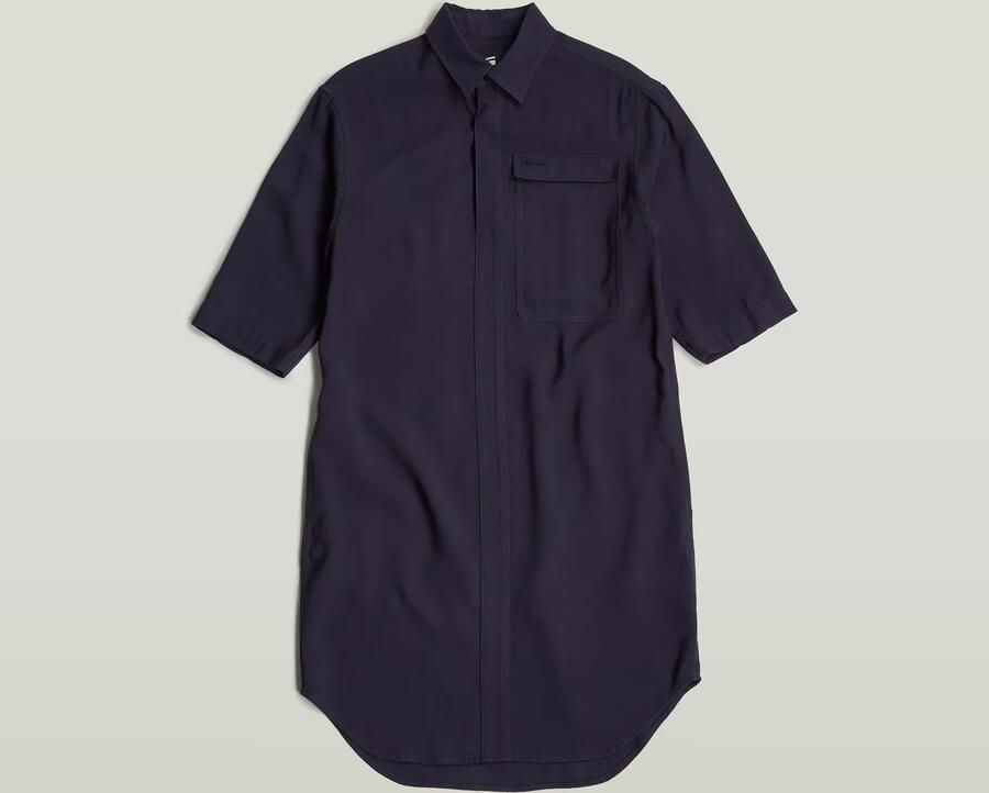 G-Star RAW Cargo Tuniekjurk Donkerblauw Dames - Foto 7