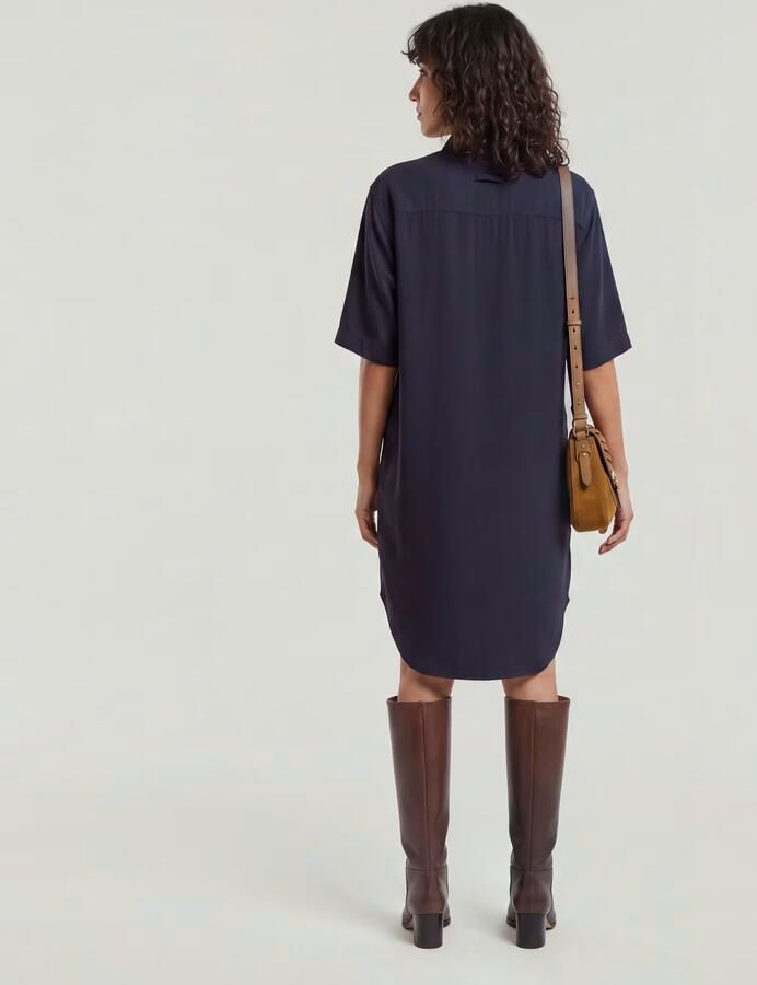 G-Star RAW Cargo Tuniekjurk Donkerblauw Dames - Foto 6