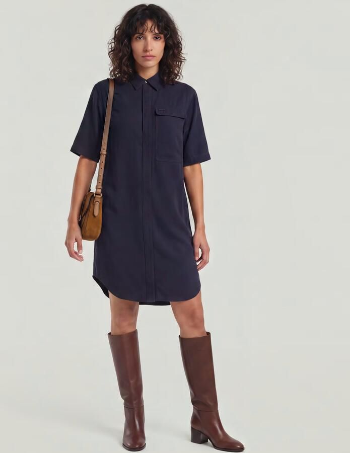 G-Star RAW Cargo Tuniekjurk Donkerblauw Dames - Foto 5