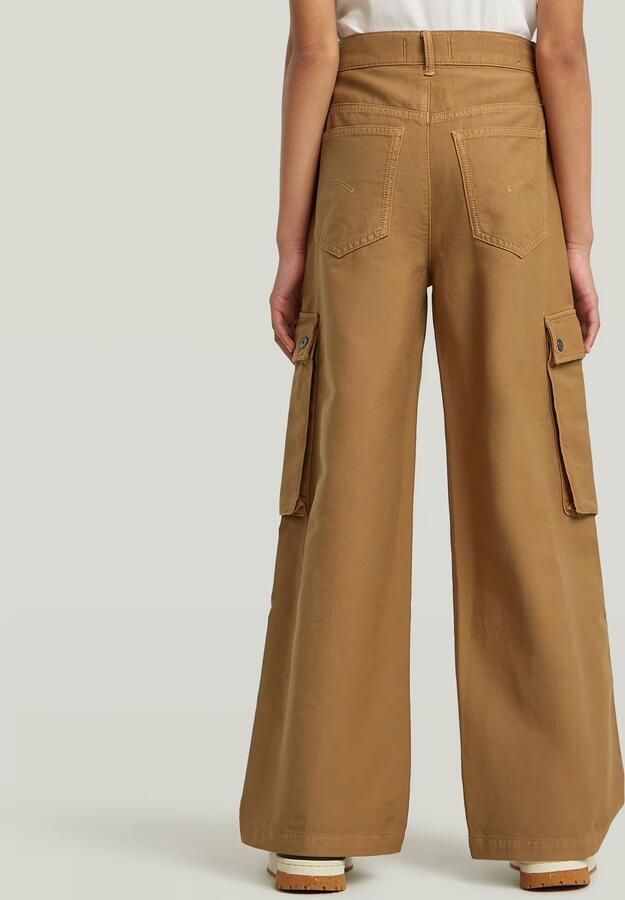 G-Star RAW Cargobroek High Waist voor meisjes Bruin meisjes - Foto 4