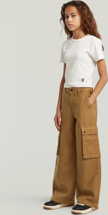 G-Star RAW Cargobroek High Waist voor meisjes Bruin meisjes - Foto 6