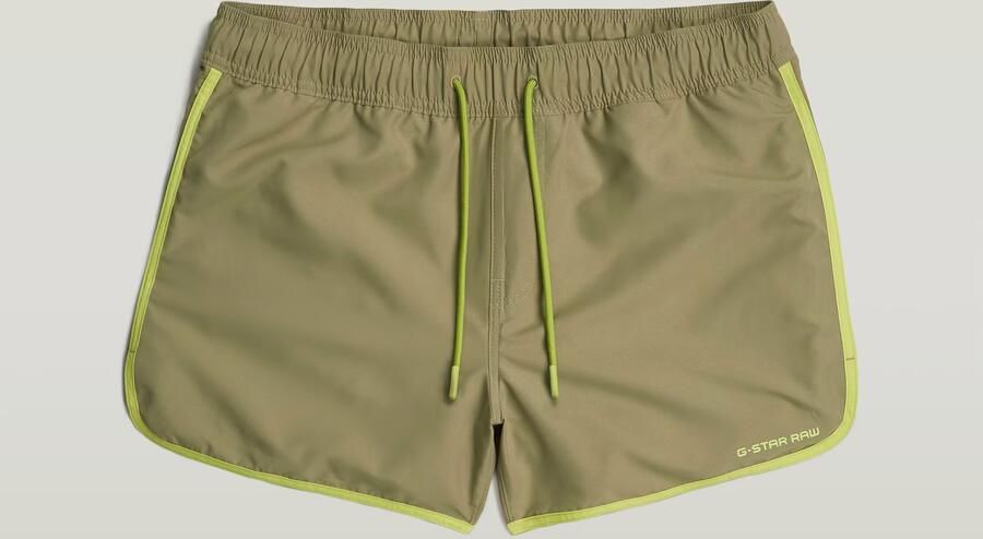 G-Star RAW Carnic Solid Zwembroek Groen Heren - Foto 2