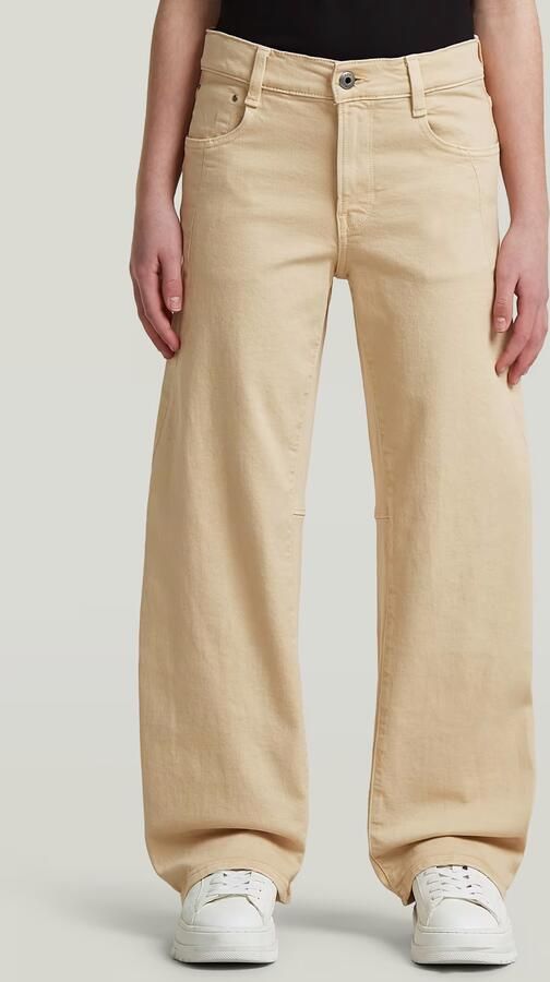 G-Star RAW Carpenter 3D Loose Broek voor meisjes Beige meisjes