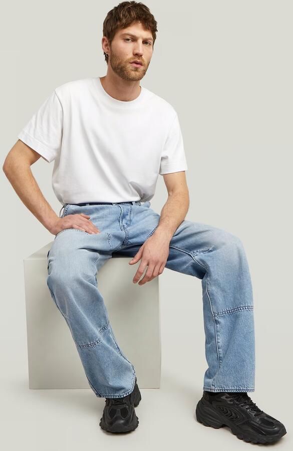 G-Star RAW Carpenter 3D Loose Jeans Lichtblauw Heren - Foto 4