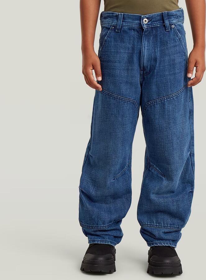 G-Star RAW Carpenter 3D Loose Pants voor jongens Midden blauw jongens - Foto 4