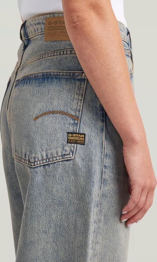 G-Star RAW Carter Barrel Jeans Midden blauw Dames - Foto 4