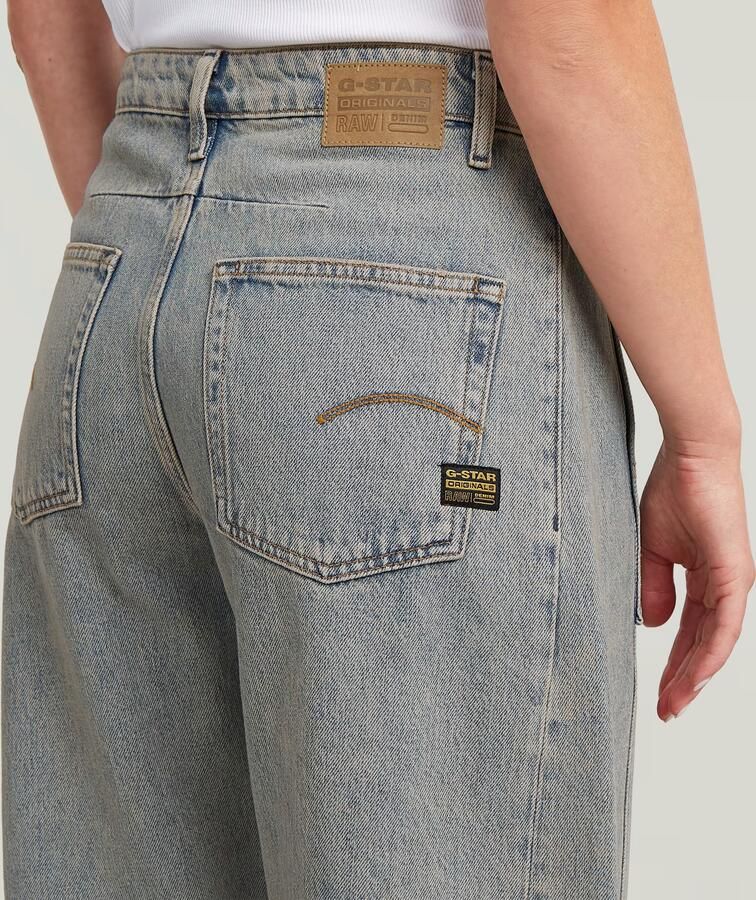 G-Star RAW Carter Barrel Long Pocket Jeans Midden blauw Dames - Foto 2