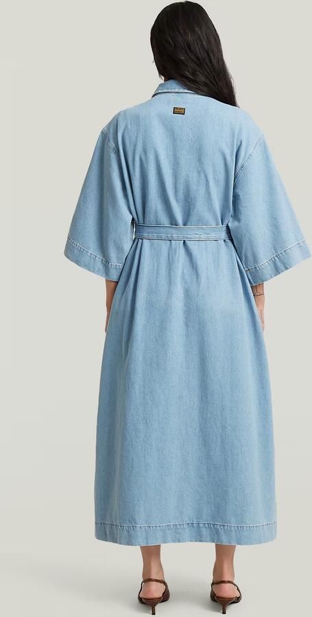 G-Star RAW Carter Denim Overhemdjurk Lichtblauw Dames - Foto 6