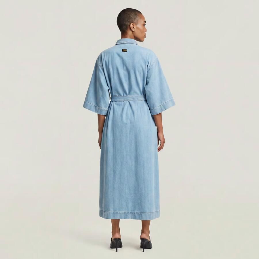 G-Star RAW Carter Denim Overhemdjurk Lichtblauw Dames - Foto 3
