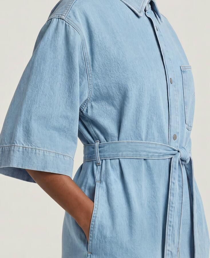G-Star RAW Carter Denim Overhemdjurk Lichtblauw Dames - Foto 5