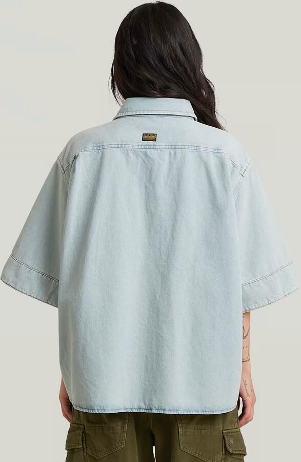 G-Star RAW Carter One Pocket Denim Overhemd Lichtblauw Dames - Foto 5
