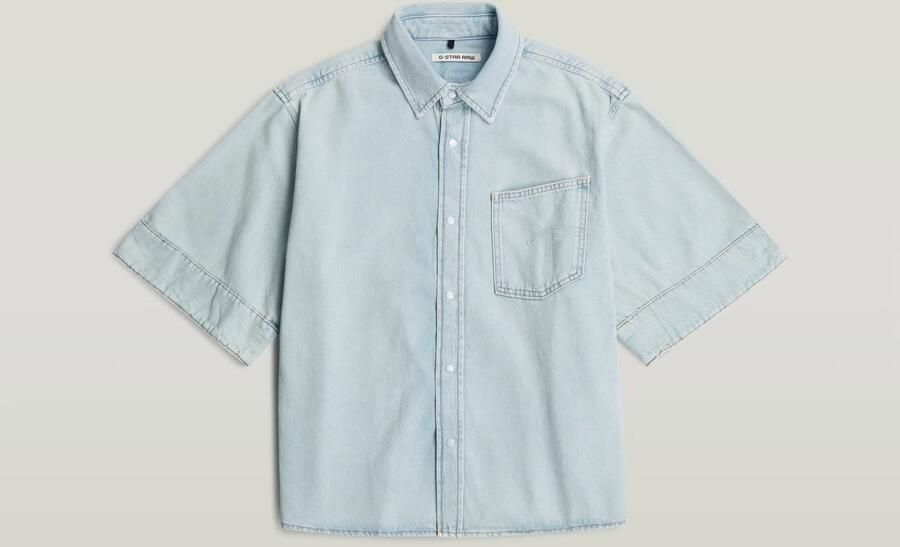 G-Star RAW Carter One Pocket Denim Overhemd Lichtblauw Dames - Foto 6