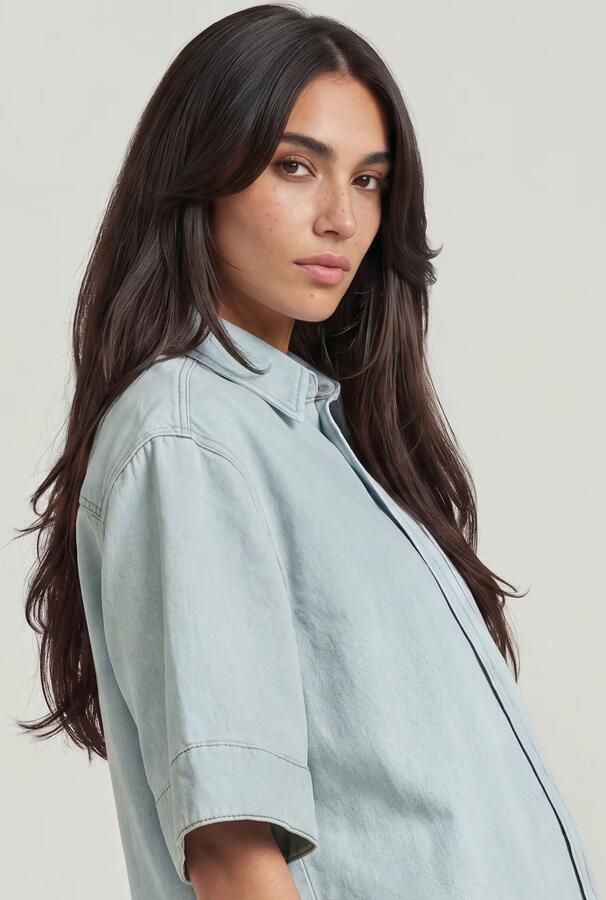 G-Star RAW Carter One Pocket Denim Overhemd Lichtblauw Dames - Foto 5